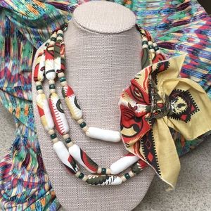 Southwestern style handcrafted artisan neck wear